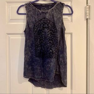 Lucky Navy Tie Dye Tank